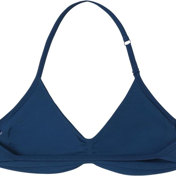 Ensign Blue Seamless Backless Padded Sports Bra with Adjustable Straps for Women - Picture 2 of 6